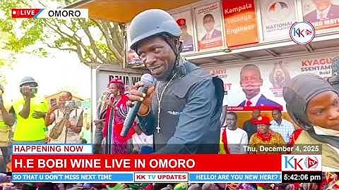 Full Speech: Bobi Wine Delivers Powerful Message in Omoro