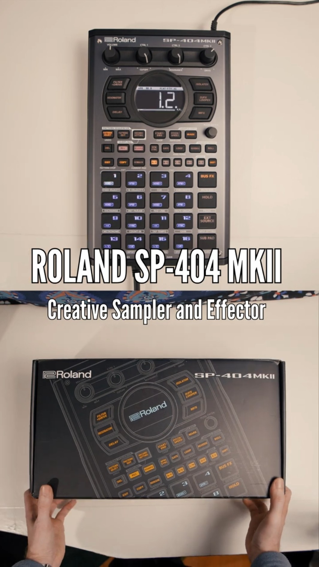 ROLAND SP-404 MK2 | Short Unboxing & Demo #roland #sp404mk2 - YouTube