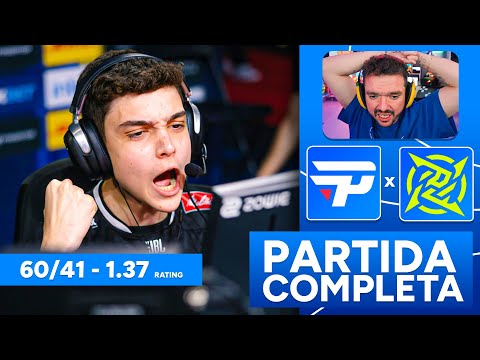 PAIN vs NIP - PARTIDA COMPLETA COM GAULES - BLAST BOUNTY 2025 SEASON 2