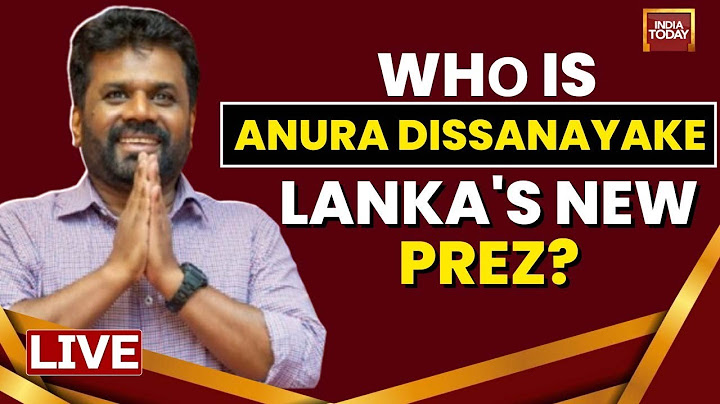 Anura Kumara Dissanayake LIVE News | Anura Dissanayake Is Sri Lanka New President | Sri Lanka News