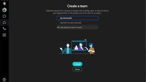 Creating a Webex Team and Space