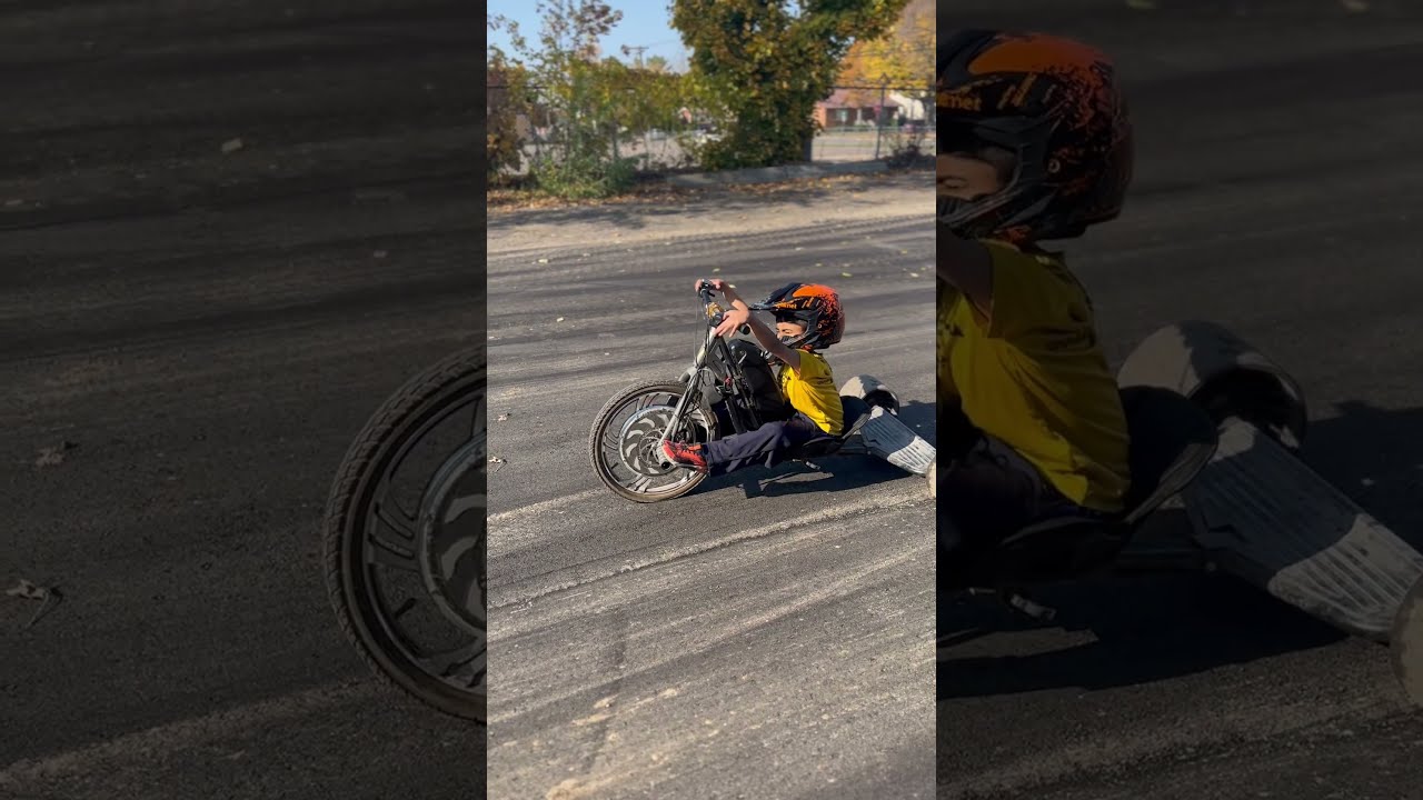 Golden Boy On The Electric Drift Trike FriYay Shorts 