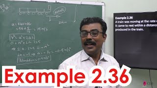 36.Physics | Kinematics | Example 2.36