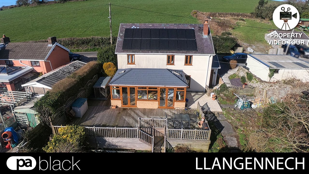 Virtual viewing of a 4 bedroom property located in Llangennech YouTube