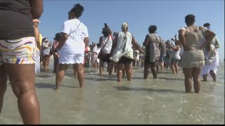 Tybee Island MLK Human Rights Organization hosts 8th annual Juneteenth wade-in