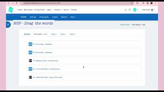 H5P - Moodle  Drag the words