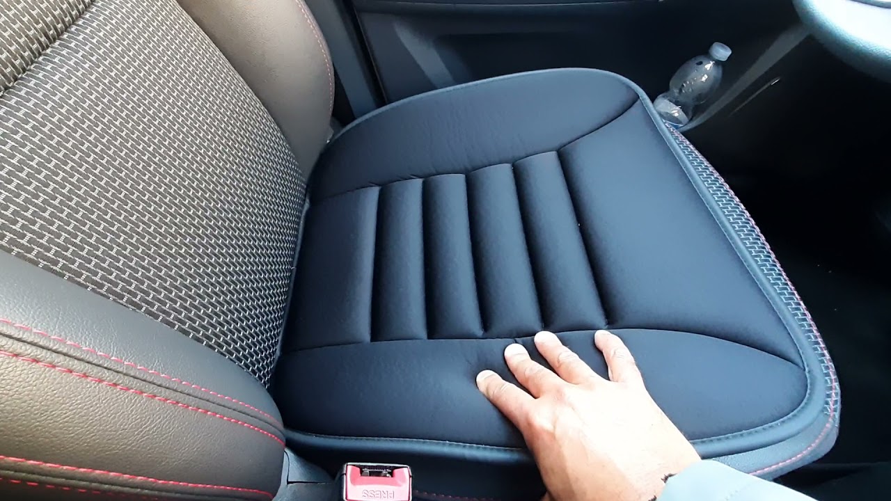 Cuscino lombare auto in memory foam con bolle di gel refrigerante ed effetto massaggiante