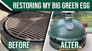 Big Green Egg Overhaul after 15 years of use