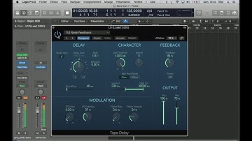 LOGIC X plugin TAPE DELAY test and review