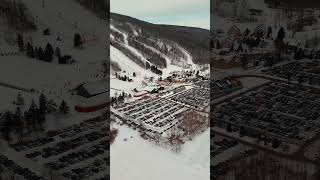 Stopped at Bristol Mountain, a New York ski resort, on the way home to fly the drone.
