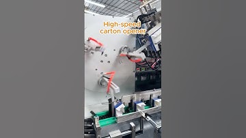 High-Speed Carton Erector | 120 boxes/min ⚡ Multi-size Ready, Easy Operation