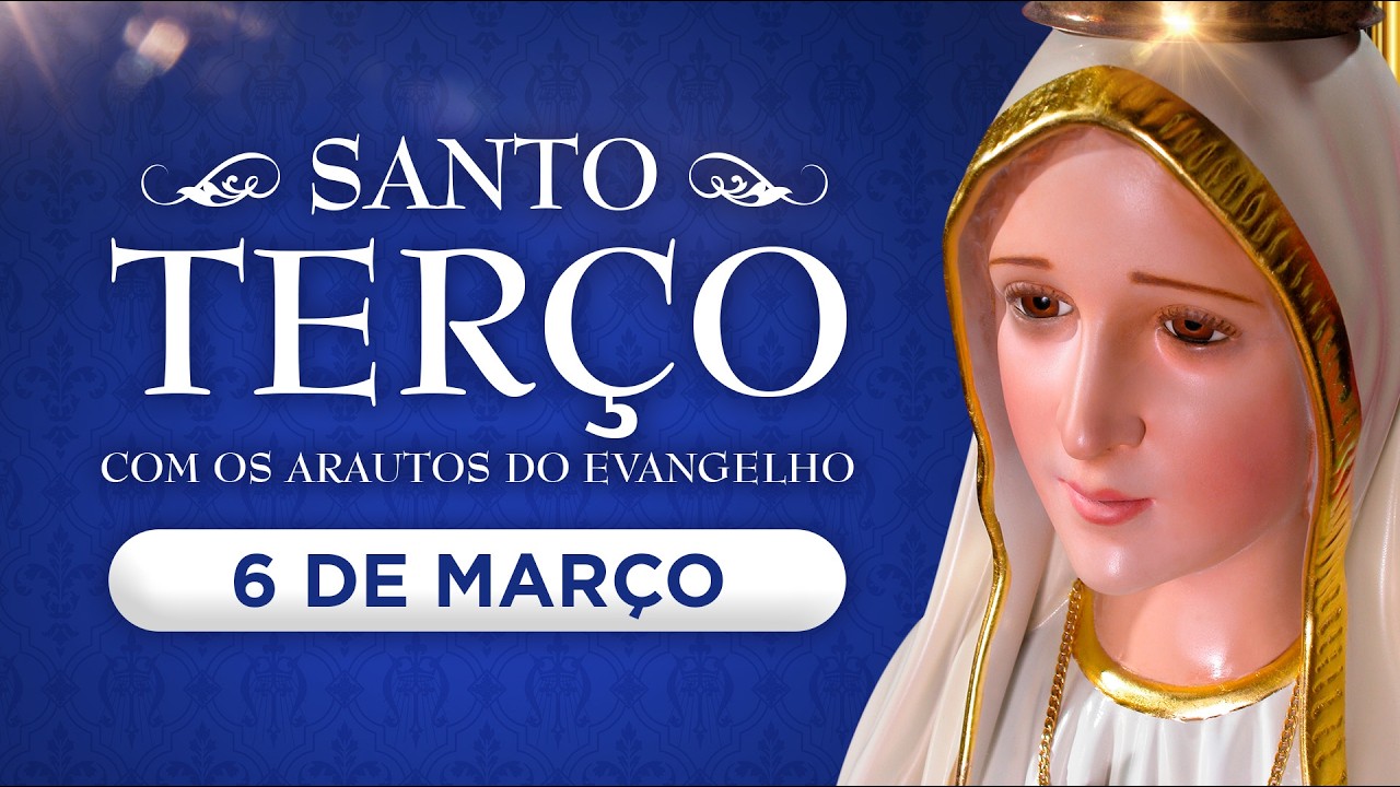 Santo Terço diário | Sexta-feira, 6 de março | Mistérios dolorosos #rosário