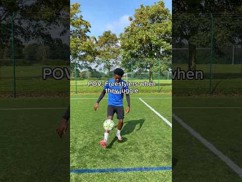 POV Freestylers When They Juggle VS In Game Football Footballshorts 