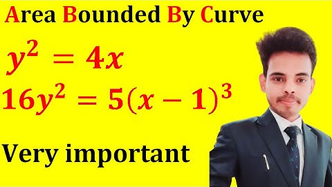 can you find Area bounded by the curves ? | sumit sharma bsc