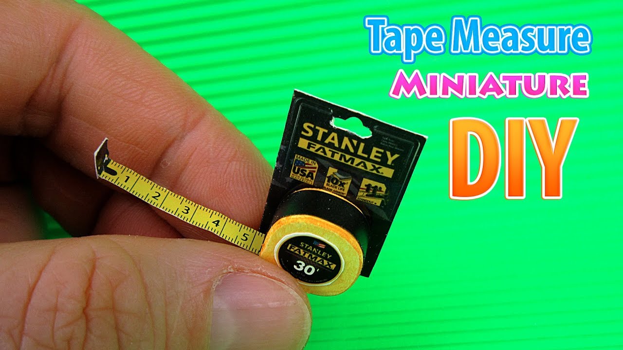 DIY Miniature Tape Measure, DollHouse