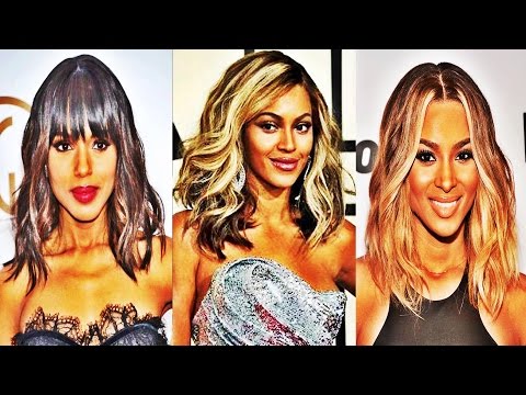 medium-length-straight-hairstyles-with-side-bangs-for-black-women