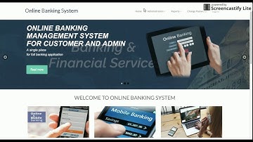 Internet Banking System | PHP and MySQL Project Source Code | PHP MySQL CRUD Project