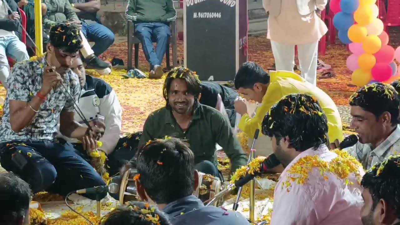 सीताराम की धुन गायक सत्येंद्र गुर्जर गायक अरविंद सोनी सुपर फास्ट ढोलक पर  जय श्री सीताराम