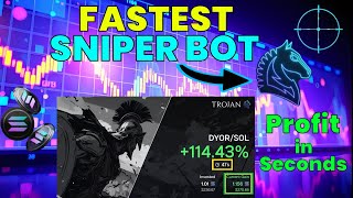 Trojan Trading Bot Snipe Solana Meme Coins | Fastest Sniper Bot | How To Find Coins & What to Avoid
