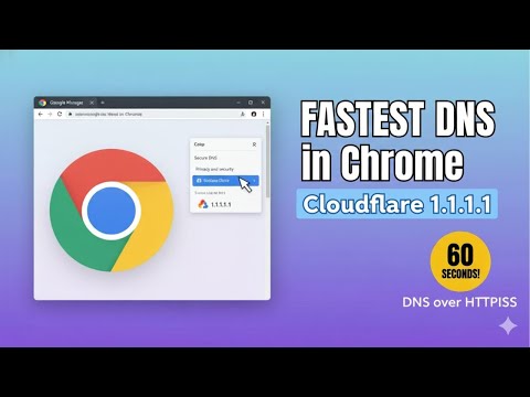 FASTEST DNS in Chrome! How to Enable Cloudflare 1.1.1.1 (DNS over HTTPS)
