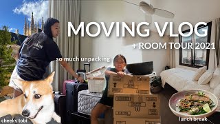 MOVING VLOG + COLLEGE ROOM TOUR 2021!