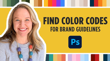 Find Color Code Values for Brand Guidelines in Photoshop - CMYK, RGB, and HEX