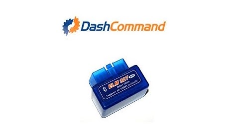 ELM327 OBD2 and DashCommand