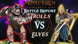 TROLLS vs ELVES | Big Monsters or Soldiers Experiment | Middle-Earth Strategy Battle Game
