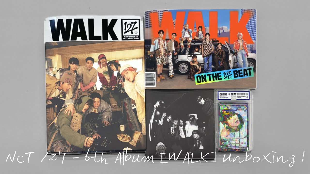 NCT 127 - 6th Album [WALK] Unboxing ! - YouTube