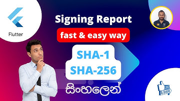 Flutter SHA 1 & SHA 256 Keys   Fast & Easy Way   Flutter SHA 1 & SHA 256