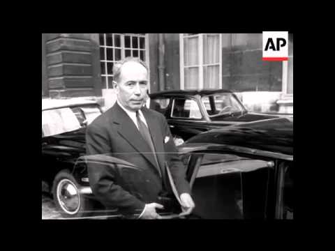 Montgomery Visits General Charles De Gaulle - No Sound