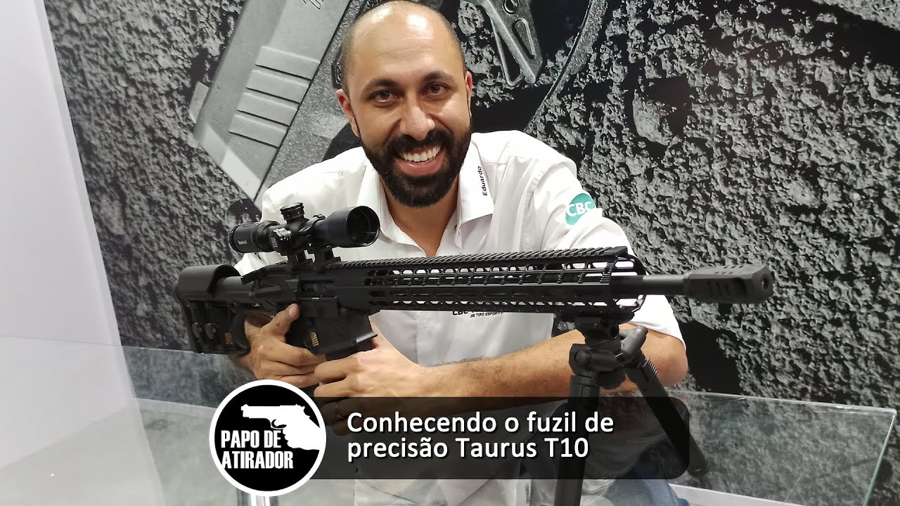 Conhecendo o fuzil de precisão semiautomático Taurus T10 7,62 NATO e .308 Win