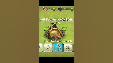 SPELL FACTORY UPGRADE LVL 1 TO LVL 6 MAXING SATISFYING VIDEO || COC