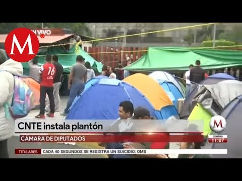 CNTE bloquea acceso a Cámara de Diputados milenio tv en vivo