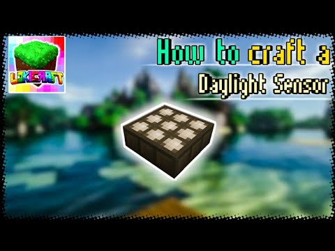 how to craft a daylight sensor