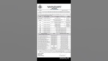 Face To Face Workshop Regional Center Mirpur A.K | aiou #onlineeducation #exam #online