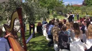 A thousand years, HARP COVER. Wedding in Tuscany.