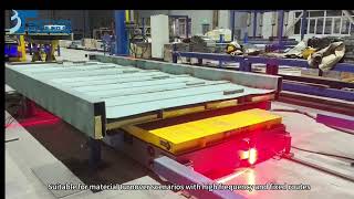 ⬆️Track lifting transfer cart | can run and rise, docking equipment of different heights is done