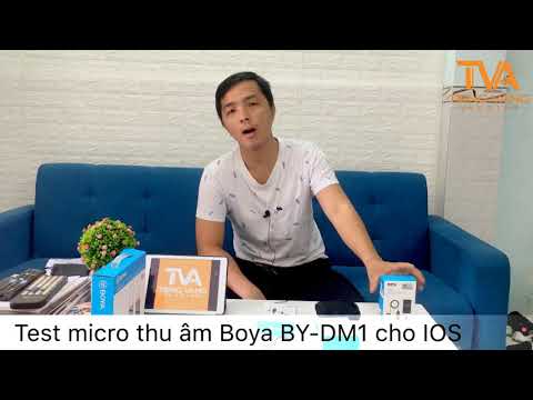 Test chất âm micro Boya BY-DM1| Mic Dành Riêng cho IPhone