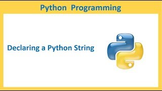 Declaring a Python String