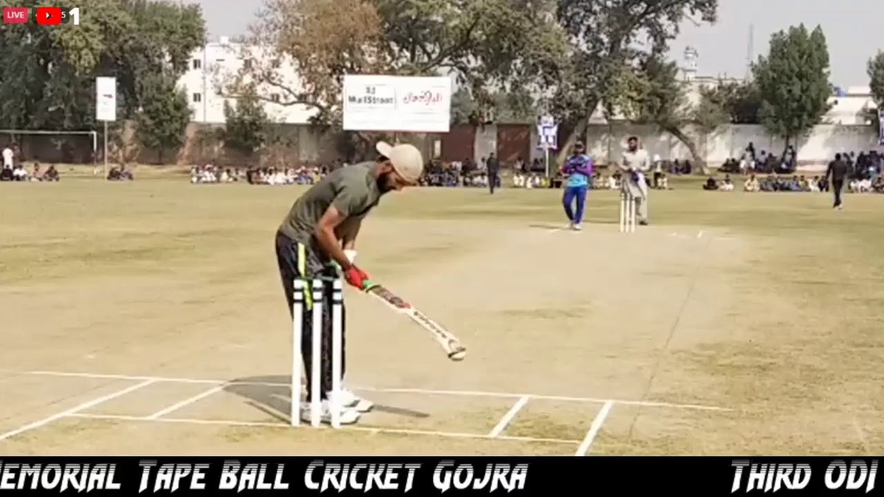 🔴Third ODI All Pakistan Open Nawaz Memorial Tape Ball Cricket Gojra YouTube