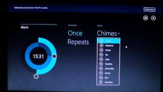 Windows 8.1 New windows alarm app screenshot 4