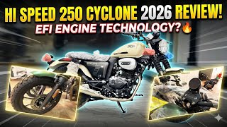 Hi Speed 250 Cyclone 2026 Review | EFI Engine Technology? Full Details!