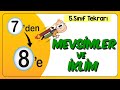 Mevsimler ve İklim | 7'den 8'e Hazırlık Kampı 2020