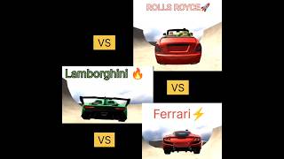⚡Ferrari vs 🔥Lamborghini vs 🚀Rolls Royce #luxurycars #supercars #subscribe #goviral #viral #shorts