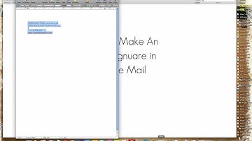 How to add Email Signature in Apple Mail(simple as heck)