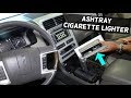 ASHTRAY AND CIGARETTE LIGHTER SOCKET REPLACEMENT REMOVAL LINCOLN MKX