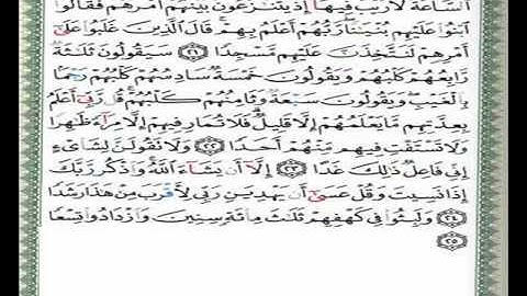 الكهف /الشيخ سعد الغامدي للحفظ من الآية(20) إلى الآية(25)