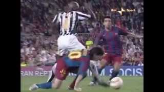ميسي في مباراة برشلونة - يوفنتوس | خوان جامبر 2005