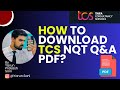 🔥 HOW TO DOWNLOAD TCS NQT PDFs? 📥 | FREE Study Materials & PYQs | Yarun Prakash Soni